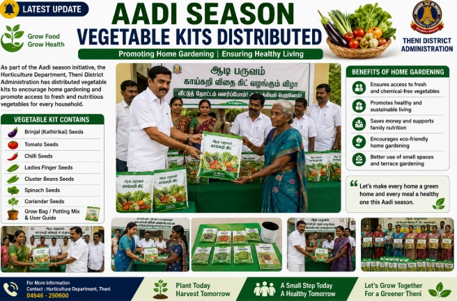Aadi Season Vegetable Kits Distributed