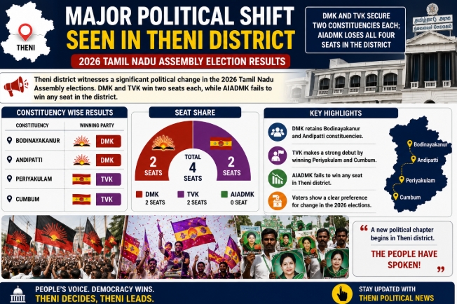 Major Political Shift Seen in Theni District