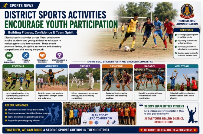 District Sports Activities Encourage Youth Participation